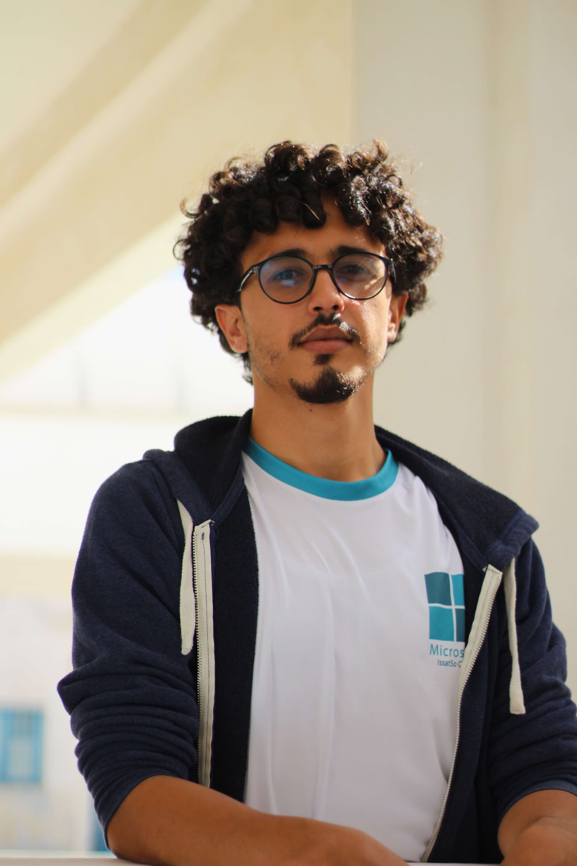 Malek khannoussi get rewards for winning a hackathon between universities in tunisia